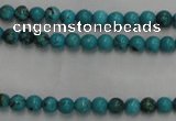 CWB551 15.5 inches 3mm round howlite turquoise beads wholesale