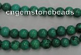 CWB565 15.5 inches 6mm round howlite turquoise beads wholesale