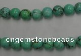 CWB566 15.5 inches 7mm round howlite turquoise beads wholesale