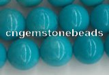 CWB852 15.5 inches 8mm round howlite turquoise beads wholesale