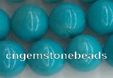 CWB853 15.5 inches 10mm round howlite turquoise beads wholesale