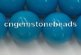 CWB861 15.5 inches 12mm round howlite turquoise beads wholesale