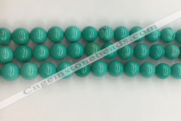 CWB866 15.5 inches 10mm round howlite turquoise beads wholesale