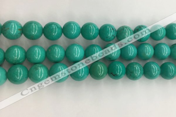 CWB867 15.5 inches 12mm round howlite turquoise beads wholesale