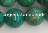 CWB873 15.5 inches 12mm round howlite turquoise beads wholesale