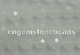 CWH04 15.5 inches 10mm faceted round white jade beads wholesale