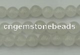 CWH50 15.5 inches 4mm round white jade beads wholesale