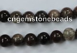 CWJ202 15.5 inches 8mm round wood jasper gemstone beads wholesale