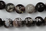 CWJ204 15.5 inches 12mm round wood jasper gemstone beads wholesale