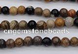 CWJ261 15.5 inches 6mm round wood jasper gemstone beads wholesale