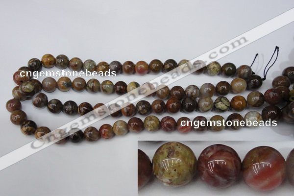 CWJ272 15.5 inches 8mm round wood jasper gemstone beads wholesale