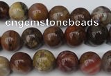 CWJ274 15.5 inches 12mm round wood jasper gemstone beads wholesale