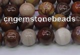 CWJ403 15.5 inches 10mm round wood jasper gemstone beads wholesale