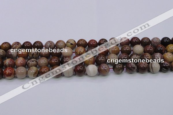 CWJ405 15.5 inches 14mm round wood jasper gemstone beads wholesale