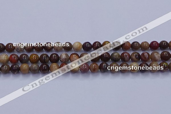 CWJ432 15.5 inches 8mm round wood jasper beads wholesale