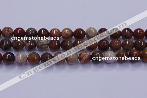 CWJ435 15.5 inches 14mm round wood jasper beads wholesale