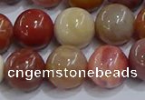 CWJ464 15.5 inches 12mm round rainbow wood jasper beads