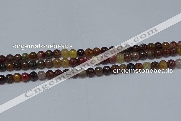 CWJ501 15.5 inches 6mm round Xinjiang wood jasper beads wholesale