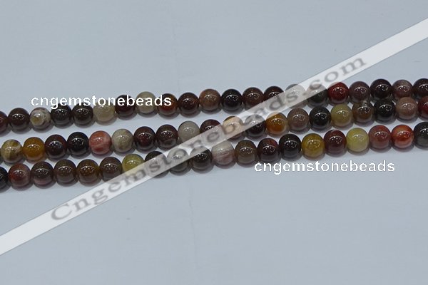 CWJ502 15.5 inches 8mm round Xinjiang wood jasper beads wholesale