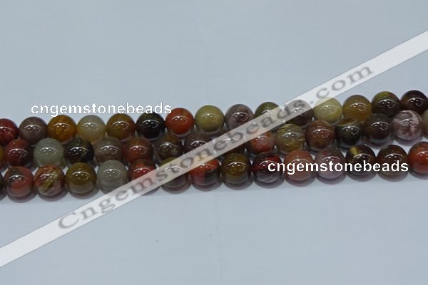 CWJ504 15.5 inches 12mm round Xinjiang wood jasper beads wholesale