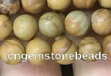 CWJ511 15.5 inches 6mm round wooden jasper beads wholesale