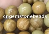 CWJ512 15.5 inches 8mm round wooden jasper beads wholesale