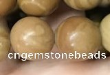 CWJ515 15.5 inches 14mm round wooden jasper beads wholesale