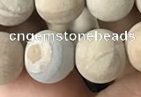 CWJ523 15.5 inches 10mm round matte wooden jasper beads wholesale