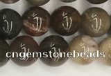 CWJ576 15.5 inches 8mm round wood jasper beads wholesale