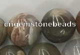 CWJ579 15.5 inches 14mm round wood jasper beads wholesale