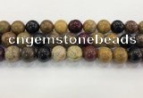 CWJ585 15.5 inches 14mm round wooden jasper beads wholesale