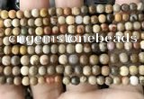 CWJ590 15.5 inches 4mm round wood jasper beads wholesale