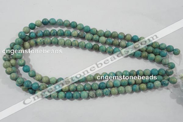 CXH102 15.5 inches 8mm round dyed Xiang He Shi gemstone beads