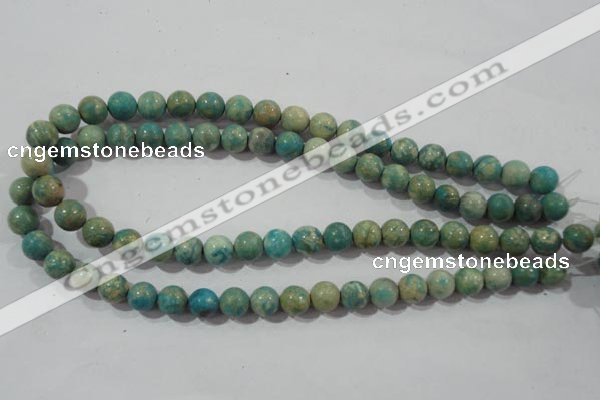 CXH103 15.5 inches 10mm round dyed Xiang He Shi gemstone beads