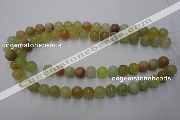 CXJ114 15.5 inches 12mm round dyed New jade beads wholesale