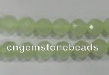 CXJ152 15.5 inches 8mm faceted round New jade beads wholesale