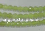 CXJ161 15.5 inches 6mm faceted round New jade beads wholesale