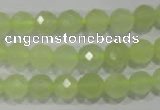 CXJ162 15.5 inches 8mm faceted round New jade beads wholesale