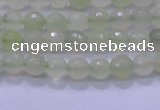 CXJ218 15.5 inches 6mm faceted round New jade beads wholesale