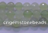 CXJ219 15.5 inches 8mm faceted round New jade beads wholesale