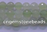 CXJ219 15.5 inches 8mm faceted round New jade beads wholesale