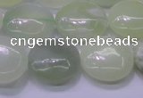 CXJ226 15.5 inches 18mm flat round New jade beads wholesale