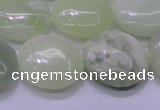 CXJ227 15.5 inches 20mm flat round New jade beads wholesale