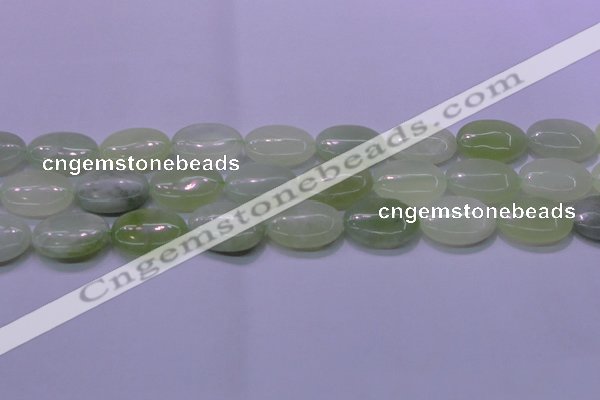 CXJ233 15.5 inches 18*25mm oval New jade beads wholesale