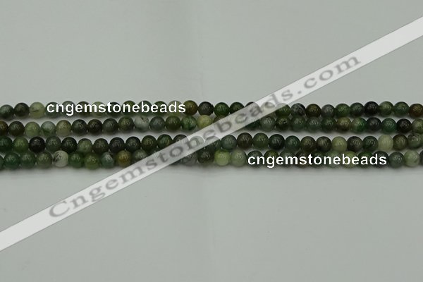 CXJ400 15.5 inches 4mm round Xinjiang jade beads wholesale