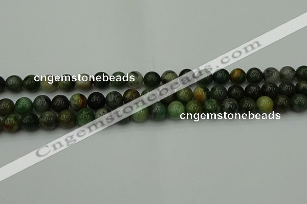 CXJ402 15.5 inches 8mm round Xinjiang jade beads wholesale