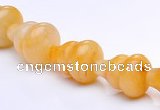 CYJ27 6*10mm calabash yellow jade gemstone beads Wholesale