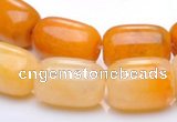 CYJ36 10*14mm egg-shaped yellow jade gemstone beads Wholesale