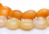 CYJ39 16 inch 20*20mm heart yellow jade gemstone beads Wholesale