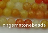 CYJ621 15.5 inches 6mm round yellow jade beads wholesale